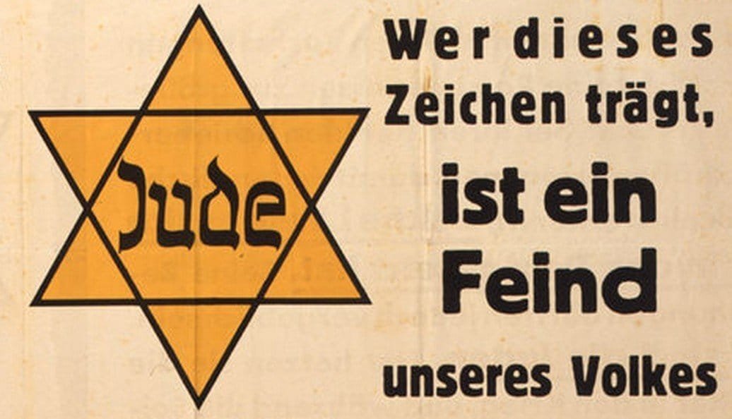 "Whoever wears this sign is an enemy of our people" – Parole der Woche, 1 July 1942