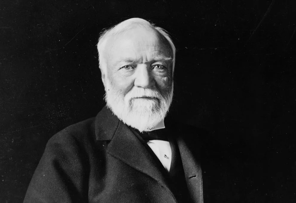 Billionaire producer turned philanthropist Andrew Carnegie Billionaire producer turned philanthropist Andrew Carnegie