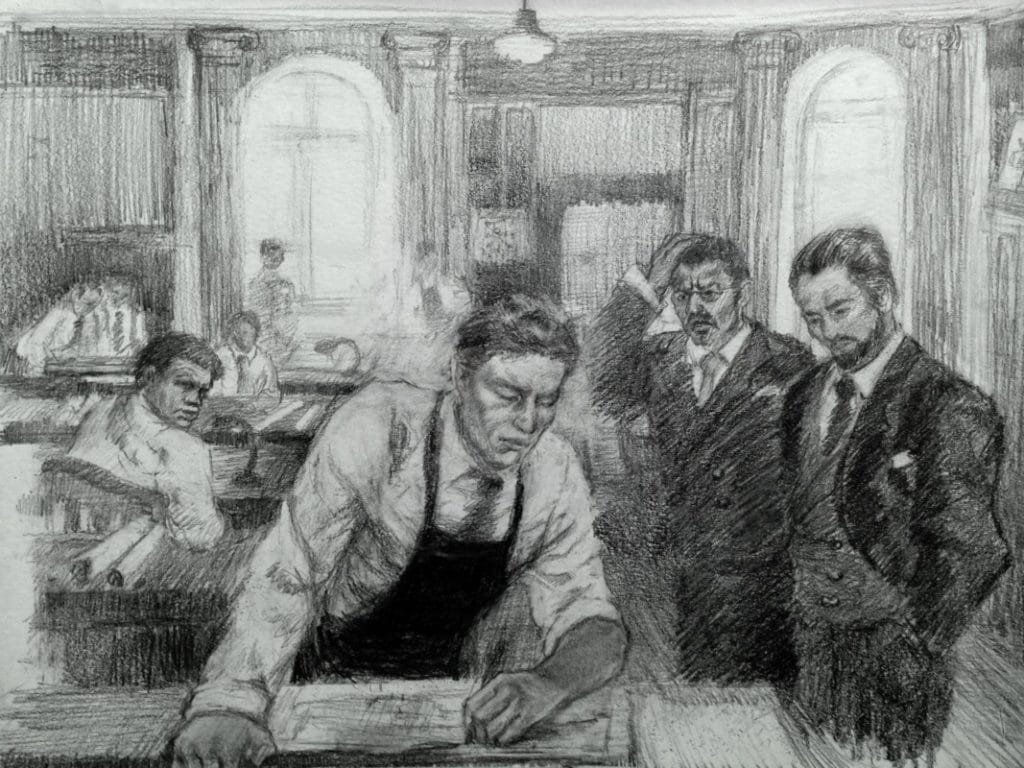 Scene from The Fountainhead by Ifat Glassman