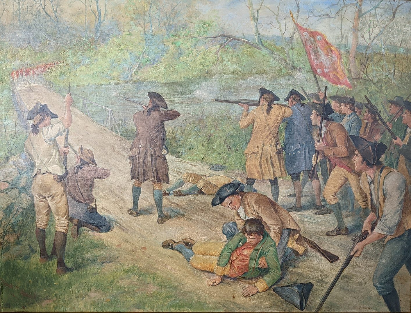 Frank_T_Merrill_1909_North_Bridge_Concord_19_April_1775
