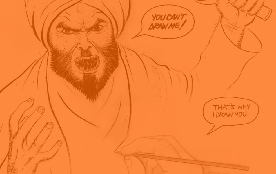 bosch free speech cartoon jihad